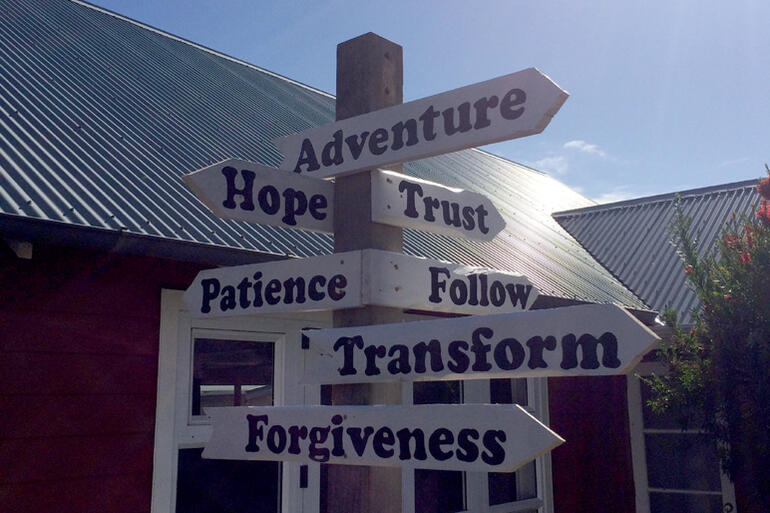 The sign for our Lenten adventure The sign for our Lenten adventure