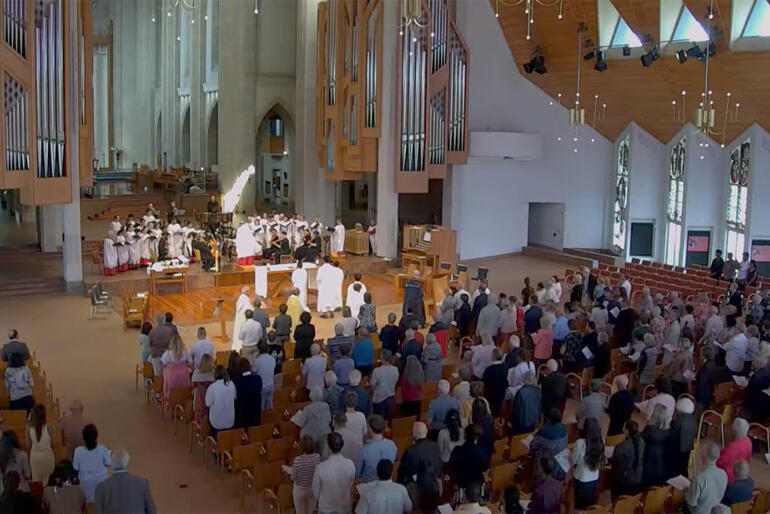 Holy Trinity Cathedral Auckland celebrates Easter day with an orchestral choral Eucharist.