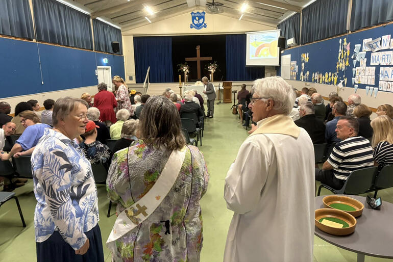 Masterton's Anglican Parish of the Epiphany gather to celebrate Easter day on Sunday 5 April 2026.