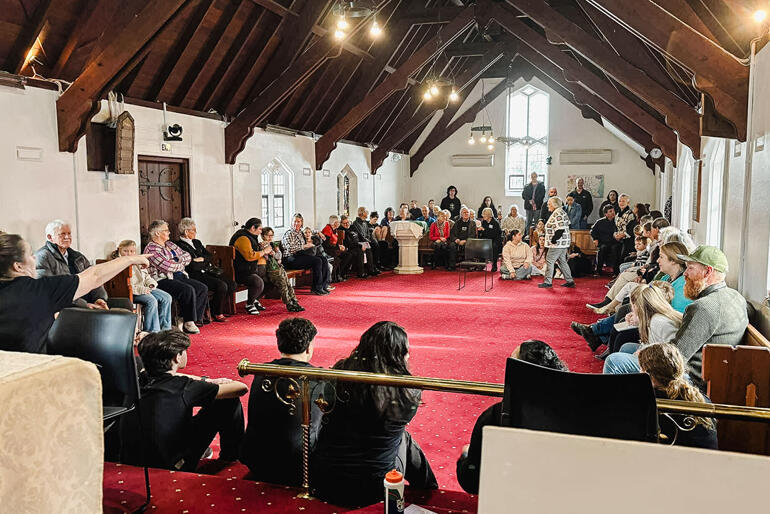 Young Anglicans listen for their next move during the pilot programme for the annual Aptus performing arts project run by 'Anglican Youth Aotearoa.' Young Anglicans listen for their next move during the pilot programme for the annual Aptus performing arts project run by 'Anglican Youth Aotearoa.'