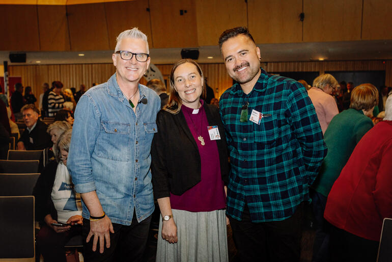 Keynote speakers for Living Faith in Christchurch this October: Grant Norsworthy, Bishop Eleanor Sanderson, Dallas Harema. Keynote speakers for Living Faith in Christchurch this October: Grant Norsworthy, Bishop Eleanor Sanderson, Dallas Harema.